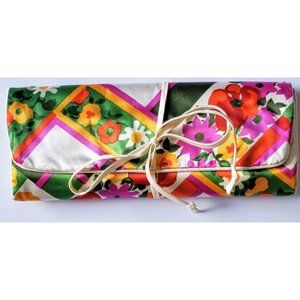 Silk Vintage Jewelry Travel bag